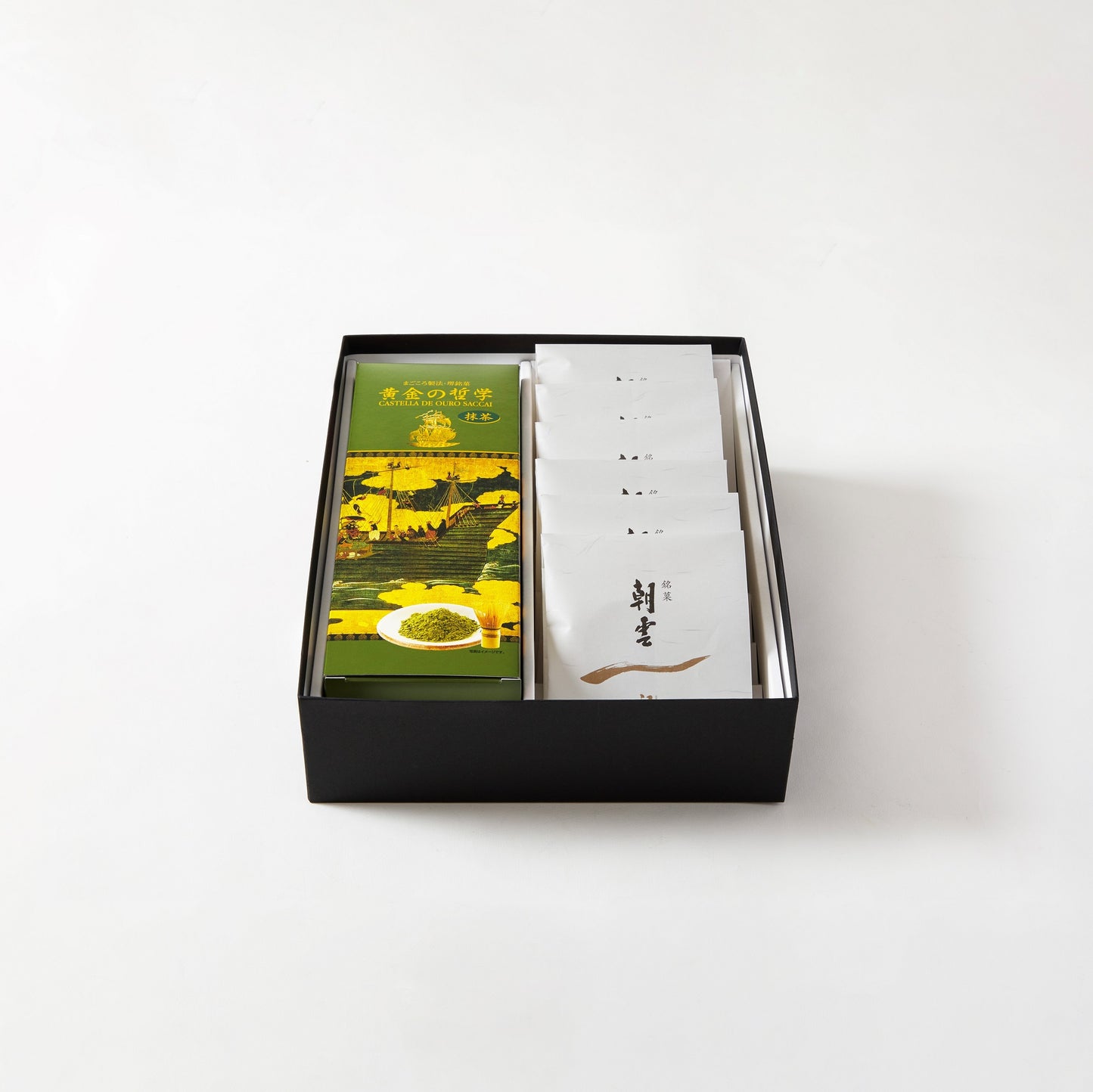 笹百合/黄金の哲学-抹茶-1本・朝雲6個